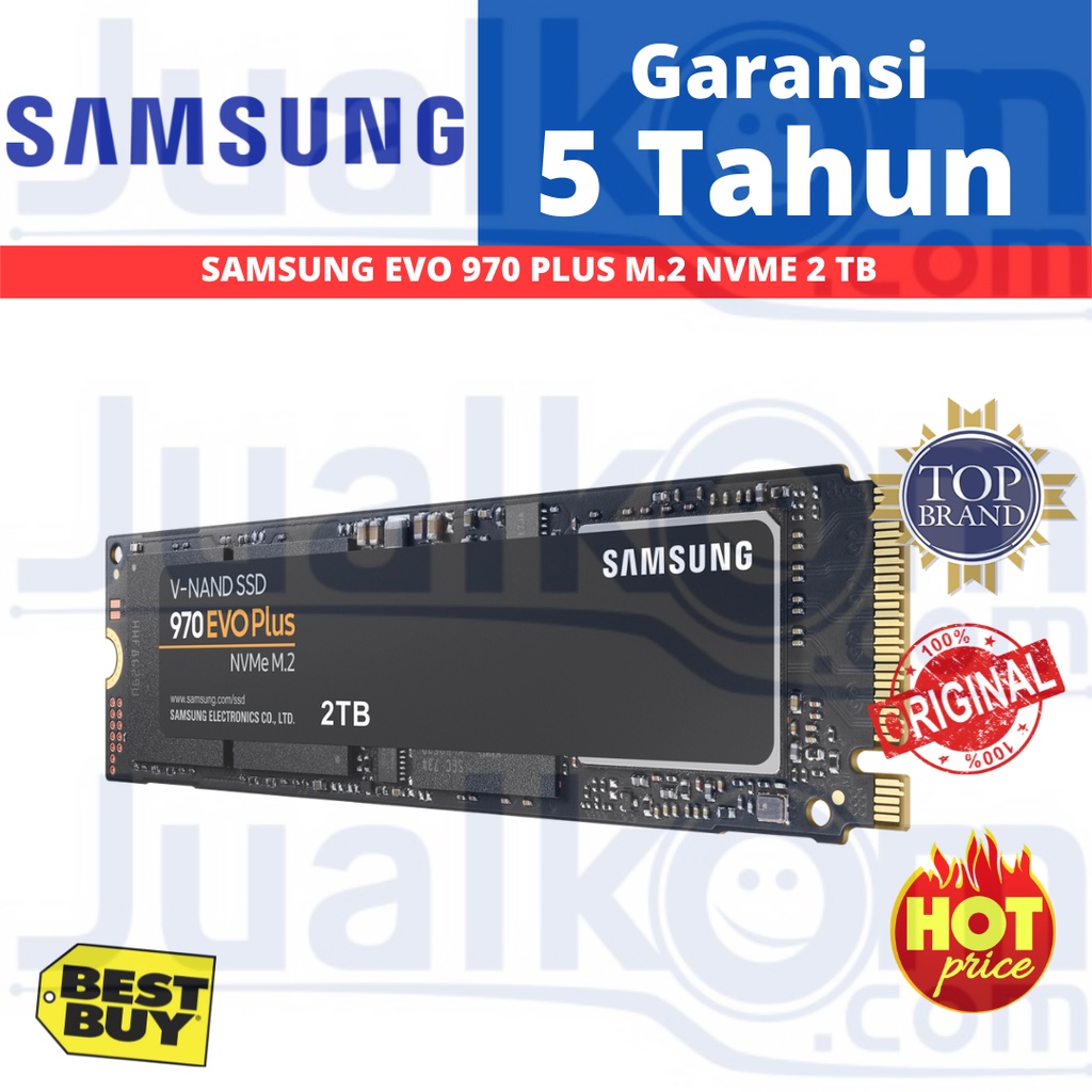 Samsung SSD 970 Evo Plus M.2 NVMe 2TB  PCIe