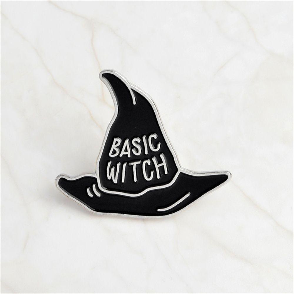 Lily Enamel Lencana Fashion Wanita Halloween Tombol Pin