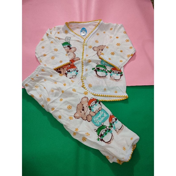 Stelan Baju bayi lengan panjang/celana panjang bayi baru lahir