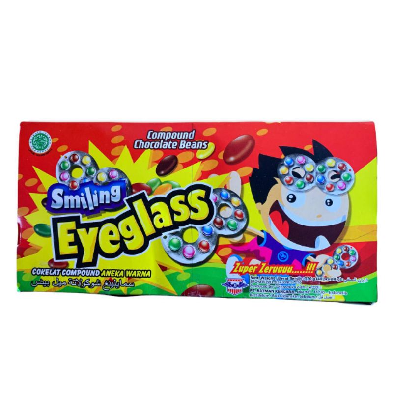 

Permen Eyeglass Kacamata Box isi 40pcs