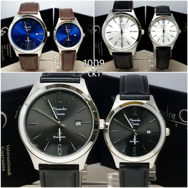 Jam Tangan Couple Alexandre Christie AC1009 1009 ORIGINAL BERGARANSI RESMI