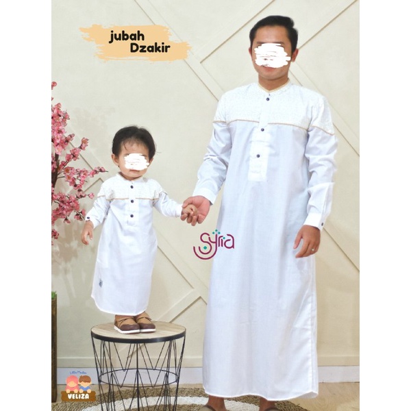 JUBAH ANAK / JUBAH AQIQAH / JUBAH PUTIH / VELIZA JUBAH DZAKIR