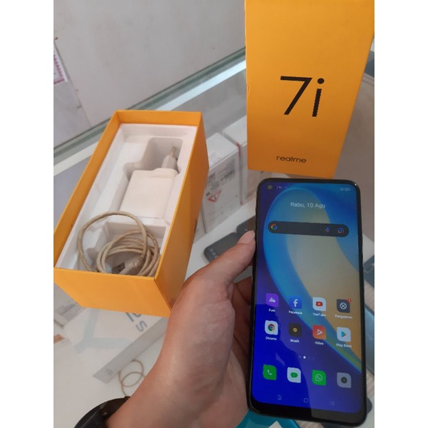 HP REALME 7i 8/128 Second like New fullset