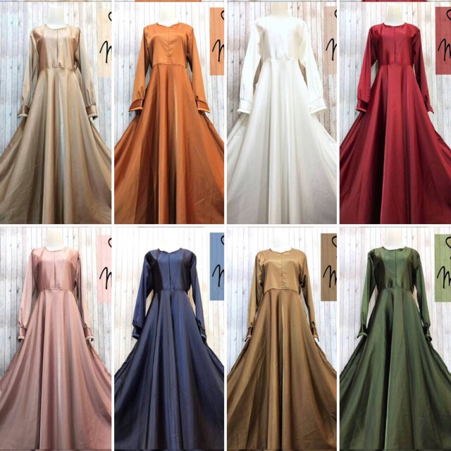 Gamis Satin Manggo