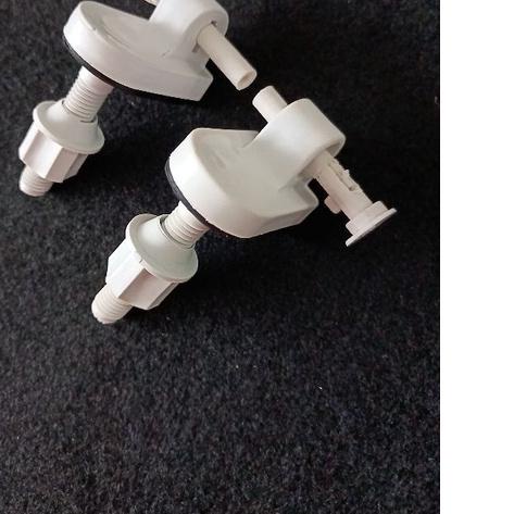℗ Baut engsel tutup closet duduk model toto pvc ☛