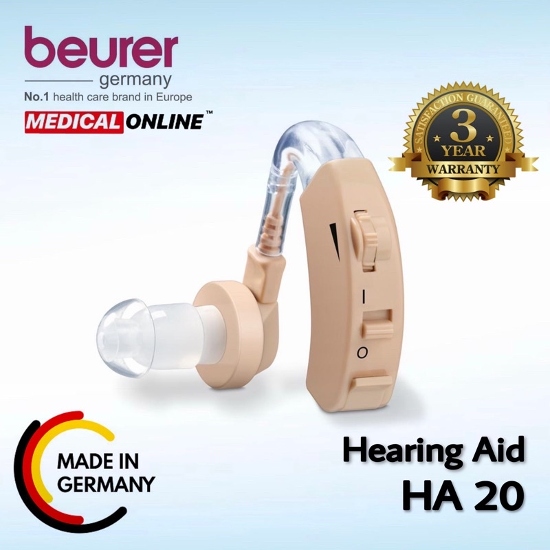 ALAT BANTU PENDENGARAN BEURER HEARING AID HA20 / HA-20 HA50 HA-50 ALAT BANTU DENGAR MEDICAL ONLINE