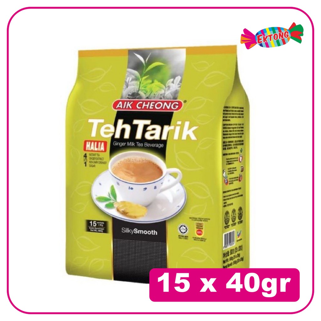 AIK CHEONG TEH TARIK HALIA / JAHE ( 15 sachet x 40gr )