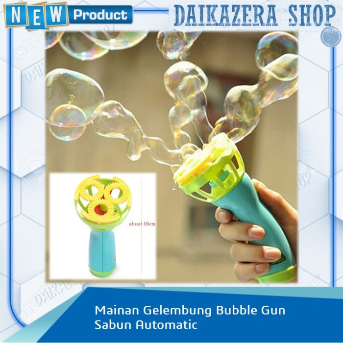 Mainan Gelembung Bubble Gun Sabun Automatic