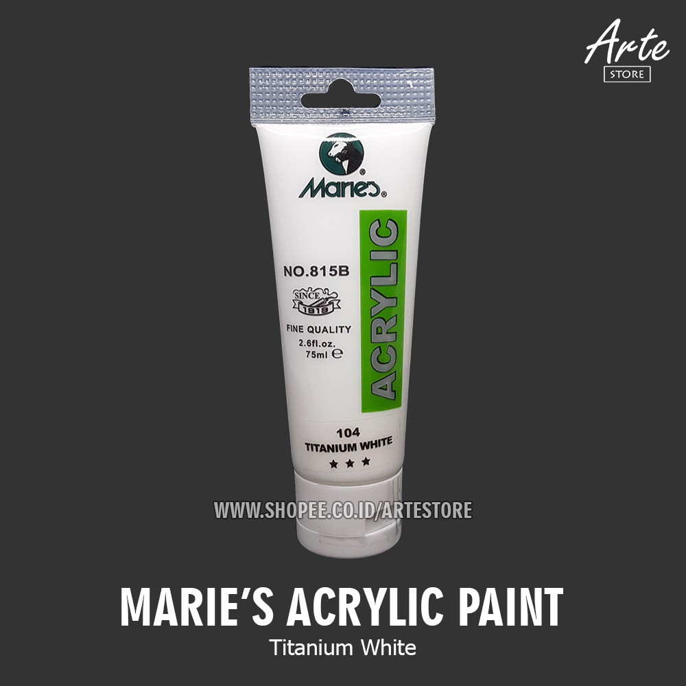

Cat Akrilik Maries Titanium White 75 ml