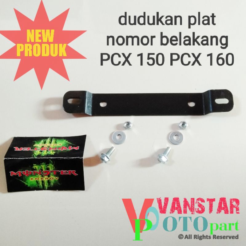 dudukan plat nomor platnomor platnomer belakang PCX 150 PCX 160 CBU