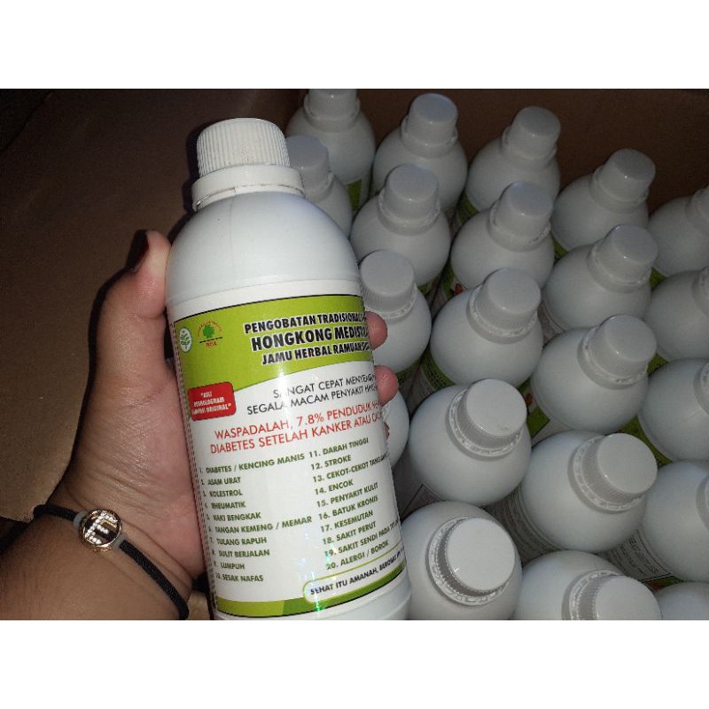 JAMU HERBAL ASAM URAT DAN MACAM2 PENYAKIT PRODUKSI HONGKONG MEDISTRA TCM 500ML