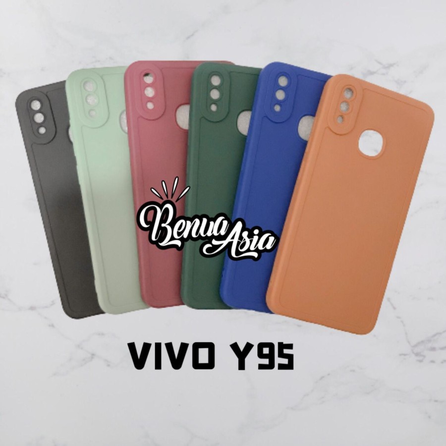 SOFTCASE PRO CAMERA VIVO Y95 MACARON - FA