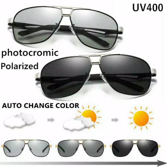Kacamata Original Photocromic Polarized Anti UV 400