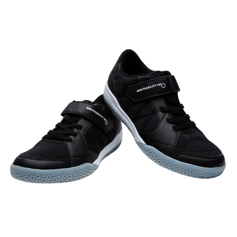 Sepatu badminton pria hitam badminton shoes strap black
