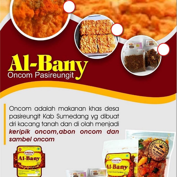 

ONCOM MAKANAN TRADISIONAL ONCOM PASIREUNGIT AL-BANY SUMEDANG MAKANAN KHAS BANDUNG OLEH OLEH BANDUNG