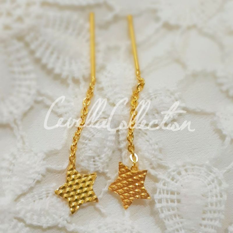 Anting Bintang Emas Muda 1 Gram