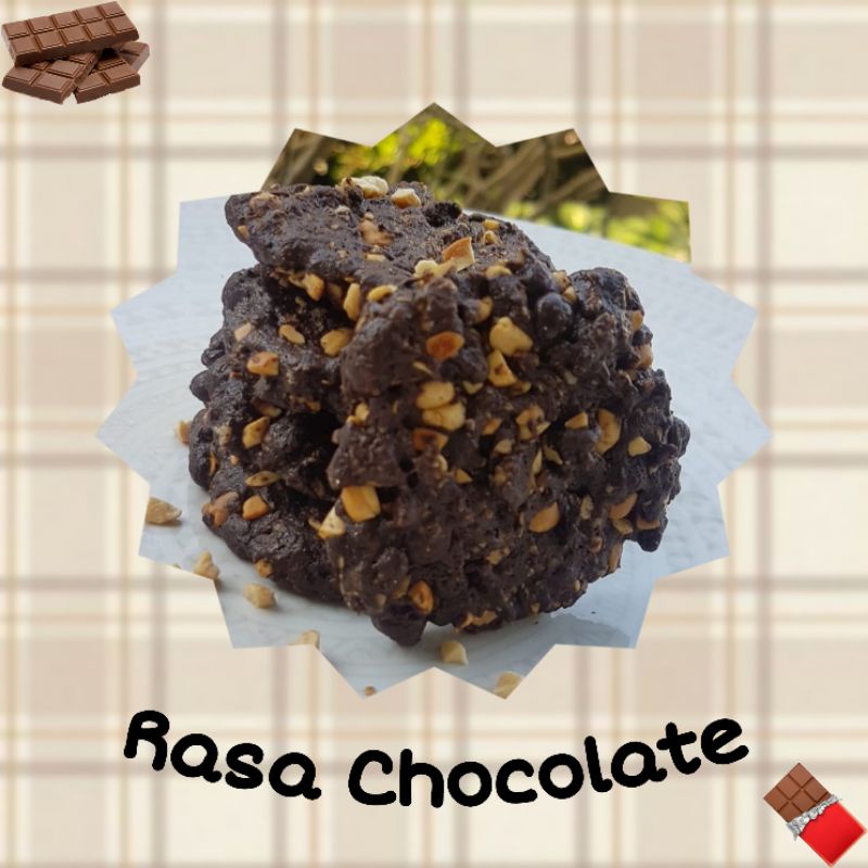 

Rasa Chocolate Healthy Cookies/Cemilan Sehat/Cookies Sehat