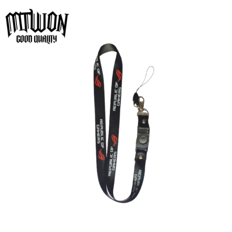 

TALI LANYARD ROG - TALI ID CARD GANTUNGAN KUNCI GANTUNGAN FLASHDISK GANTUNGAN NAMETAG TALI LANYARD BEST SELLER COD