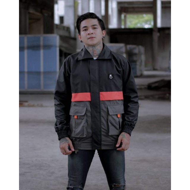 THBJL JAKET PRIA SEMI PARKA TASLAN WATERPROOF ORIGINAL DISTRO THE BOJIEL