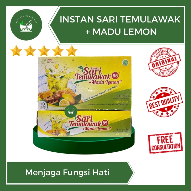 

Instan Sari Temulawak Madu Lemon Teh Kesehatan Fungsi Hati