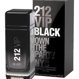Parfum Original CH 212 VIP Men Black EDP 100 Ml UnBox Reject