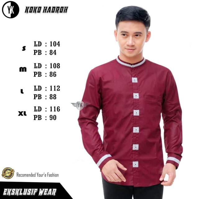 Koko motif catur koko gus azmi koko azzahir koko merah marun