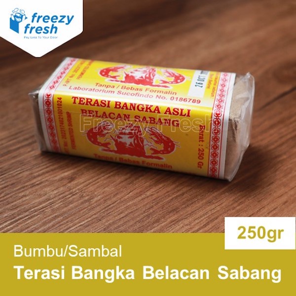 

Terasi Bangka Sabang (Per 1 Pack 200 gr)