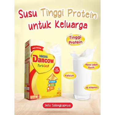 

Susu Dancow Fortigro Full cream 800gr