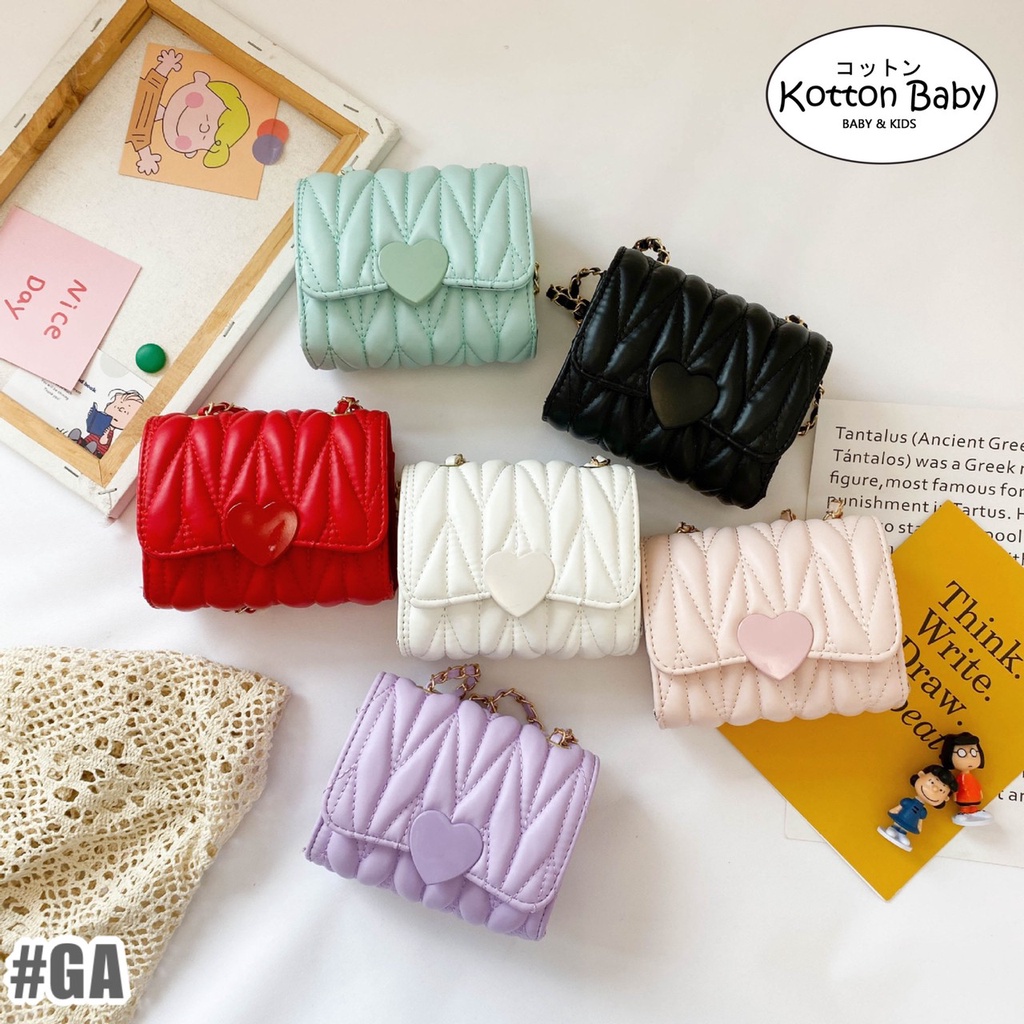 TAS FASHION KOREA SELEMPANG JALAN JALAN ANAK BAG BAHU LUCU PEREMPUAN CATALOG BDBG GA