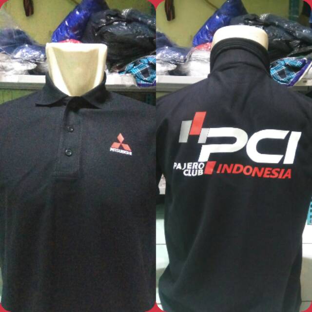 Kaos kerah Mitsubishi Pajero sport Club