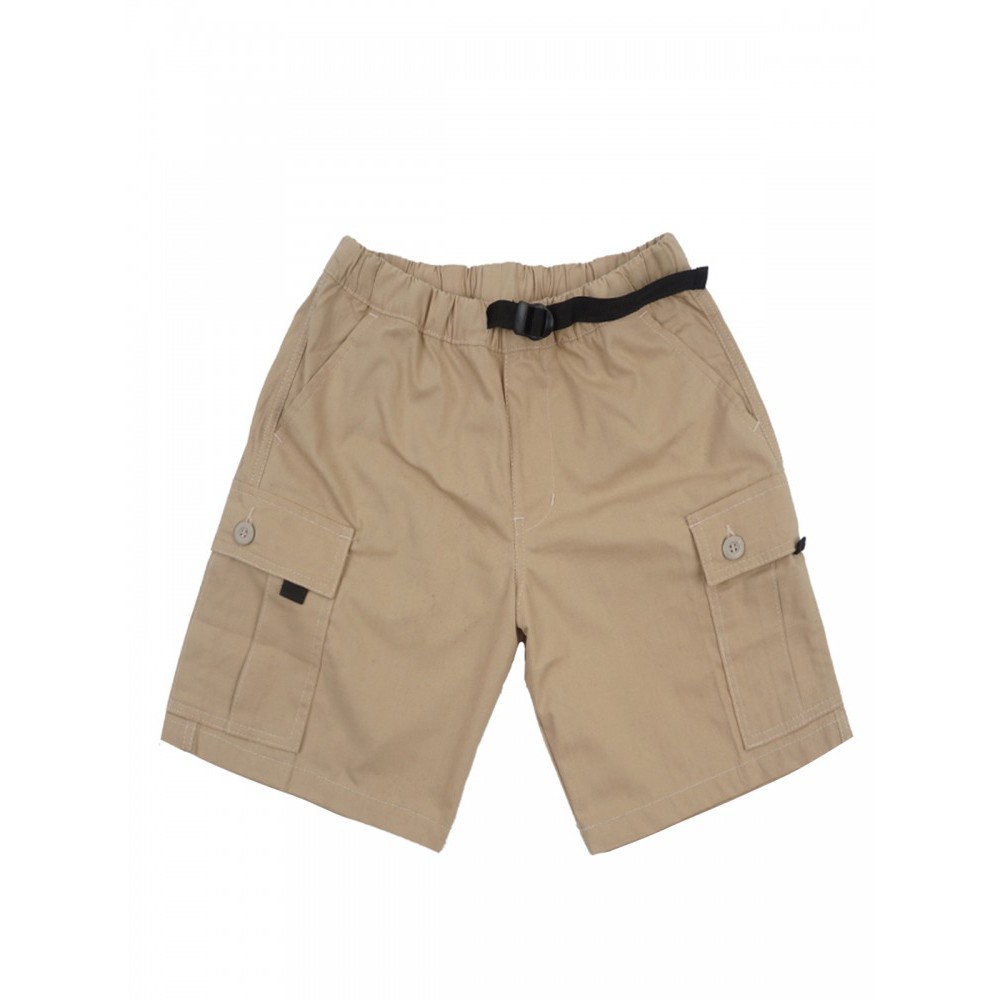 Easthood Quincy Celana Cargo Pendek Krem