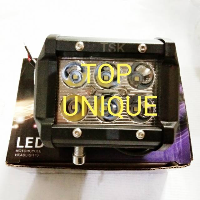 Lampu Sorot led 6mata kotak