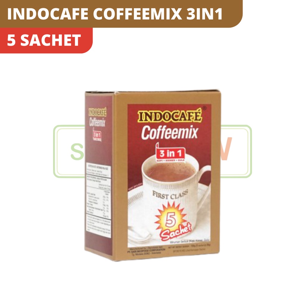 

INDOCAFE COFFEEMIX 3IN1 5 SACHET