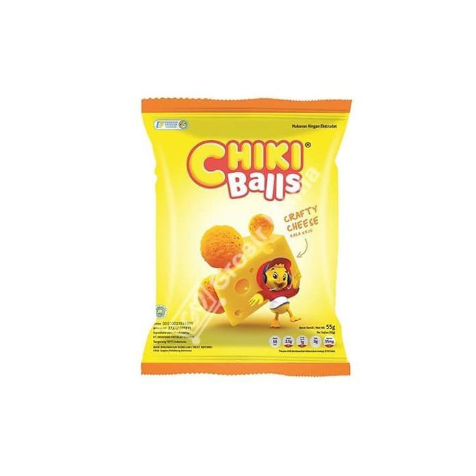 

CHIKI SNACK BALLS CHEESE 55GR 1 KARTON 30PCS GROSIR