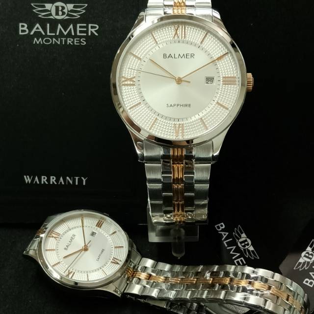 jam tangan couple balmer sapphire original watch japan Q06