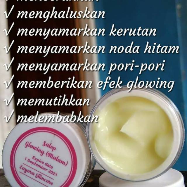 SALEP GLOWING ZAYORA SKINCARE
