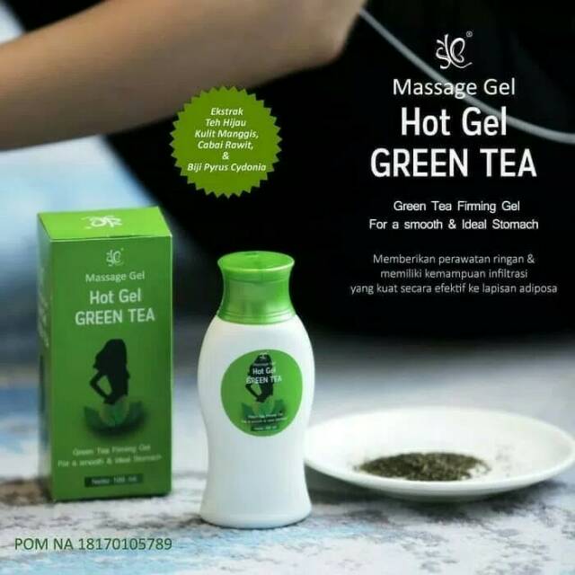 MASSAGE GEL HOT GEL PAPRIKA GREEN TEA BY SYB BPOM - GEL PENGECIL PERUT DAN TUBUH