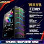 Casing PC Gaming / Komputer Gaming AULA WAVE FZ009 include 3 fans RGB / Case PC / PC Case / PC Gamin