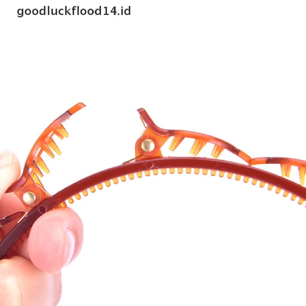 [OOID] Double Bangs Hairstyle Hairpin Hairdressing Hairpin Headband Womens Headwear ID