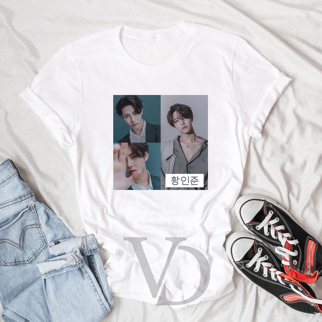 BAJU KAOS RENJUN / REN JUN TEE V TEE WANITA NCT CAFE NCT DREAM/ BAJU OVERSIZED KOREA KPOP JUMBO