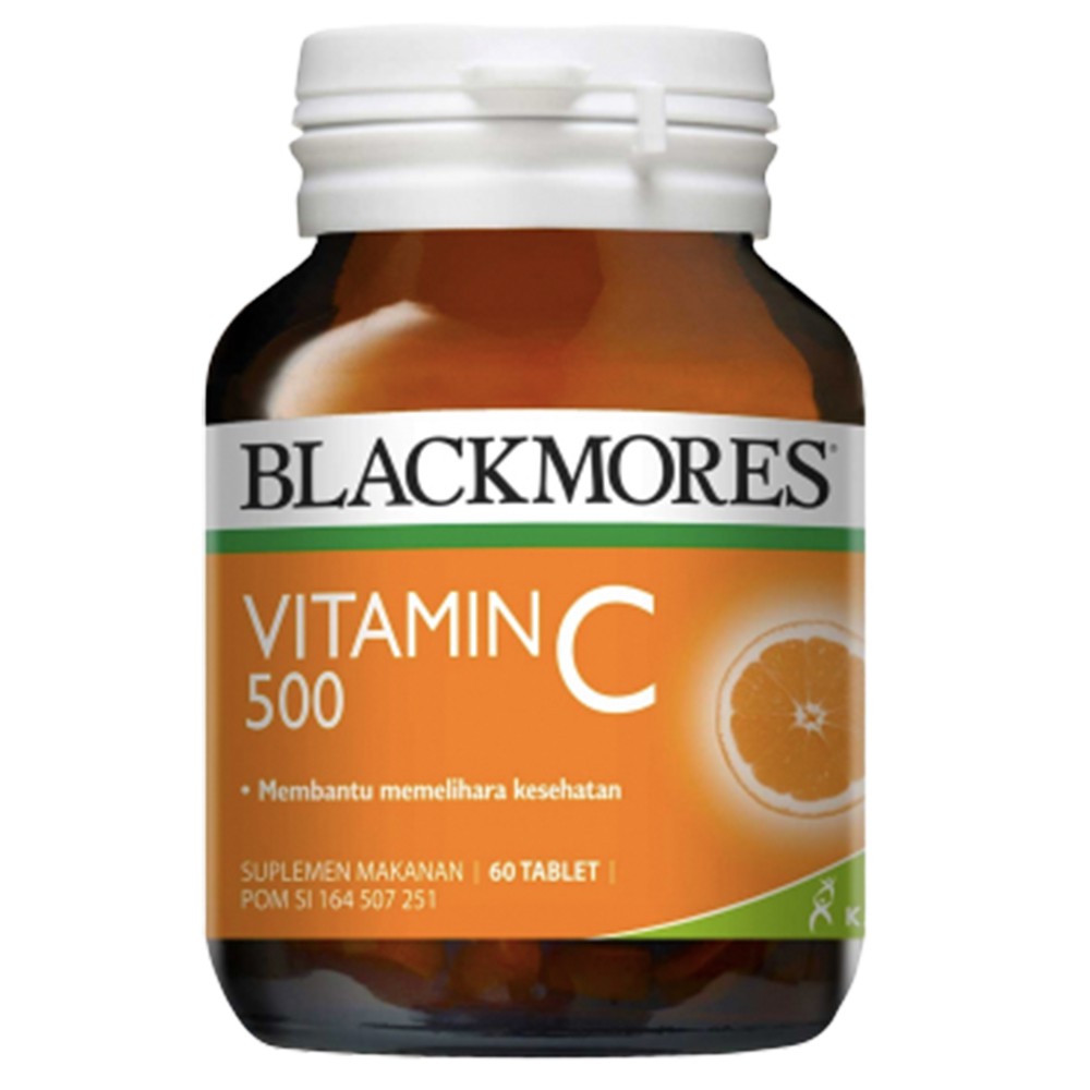 BLACKMORES VITAMIN C 500 MG VIT C 500MG ANTIOKSIDAN KEKEBALAN DAYA TAHAN TUBUH FLU PILEK 60 TABLET