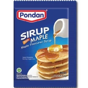 

PONDAN SIRUP MAPPLE 40ML X 4 SACHET, COCOK UNTUK TOPPING PANCAKE, ICE CREAM DLL