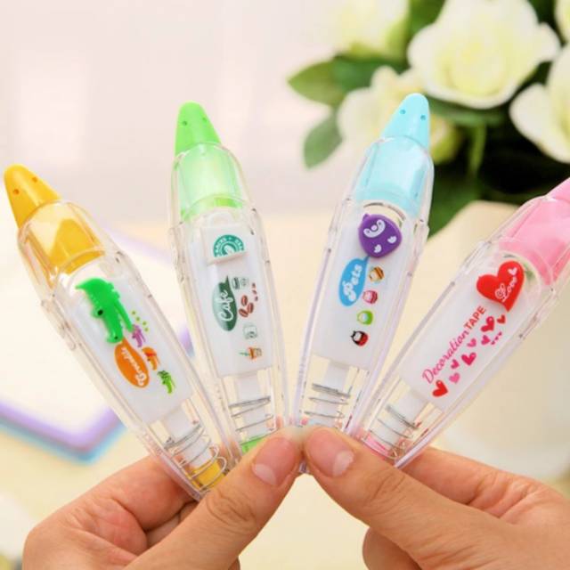 

Decoration Tape DIY Art & Craft Gambar Lucu & Unik Dekorasi Diary Memo Note Book