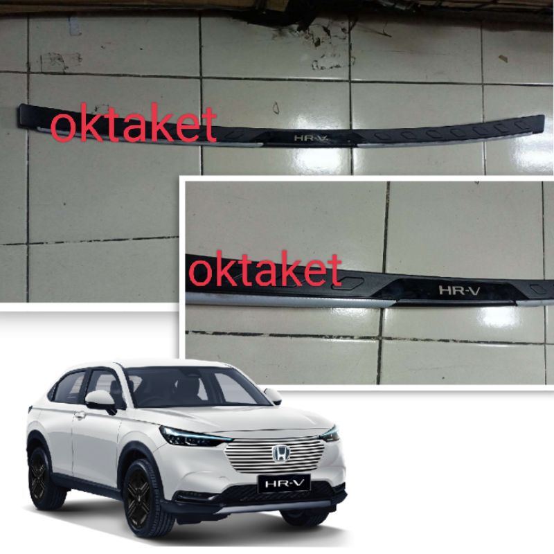 sillplate belakang Honda HRV 2022 Platinum hitam list chrome