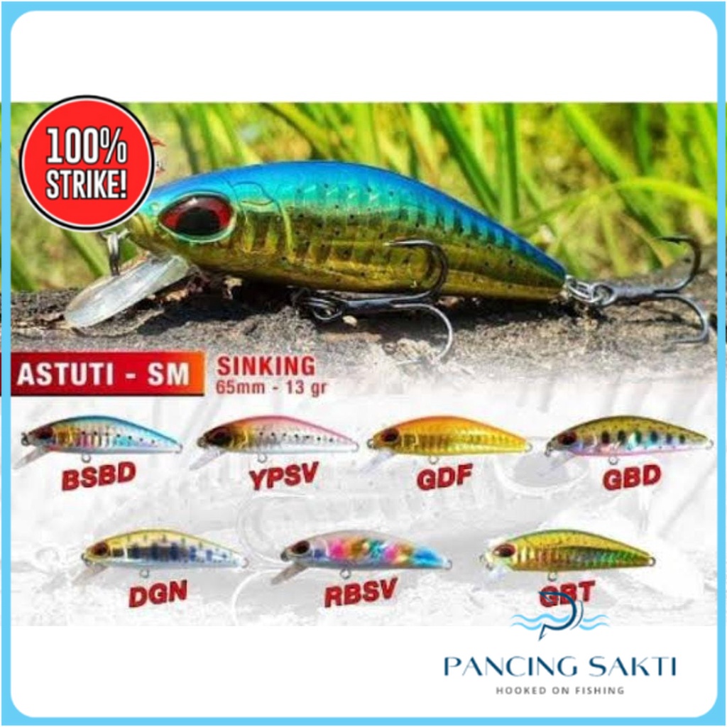Lure Umpan Pancing Minnow Relik RELIX NUSANTARA Astuti-SM 65mm 13gr Minow Alat Pancing Casting Panci