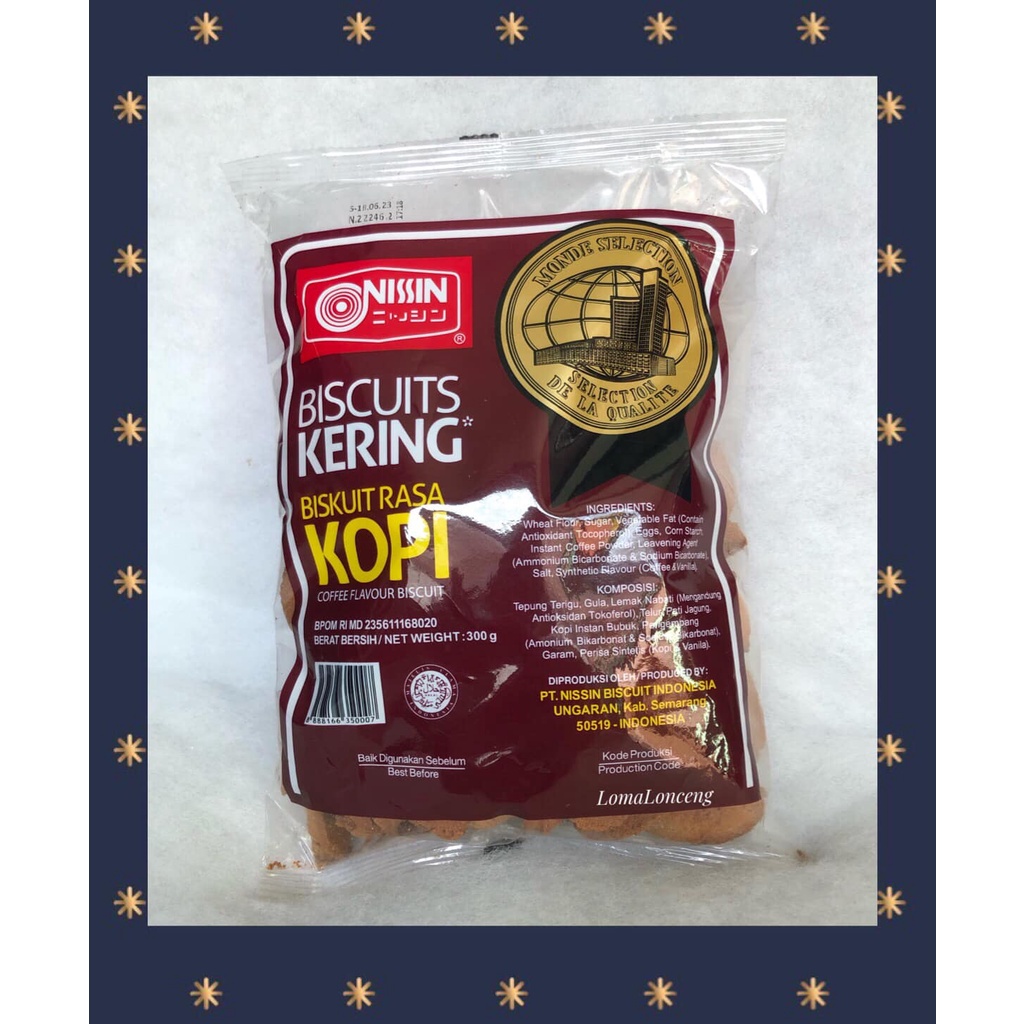 

Nissin Biskuit Kering Kopi 300gr