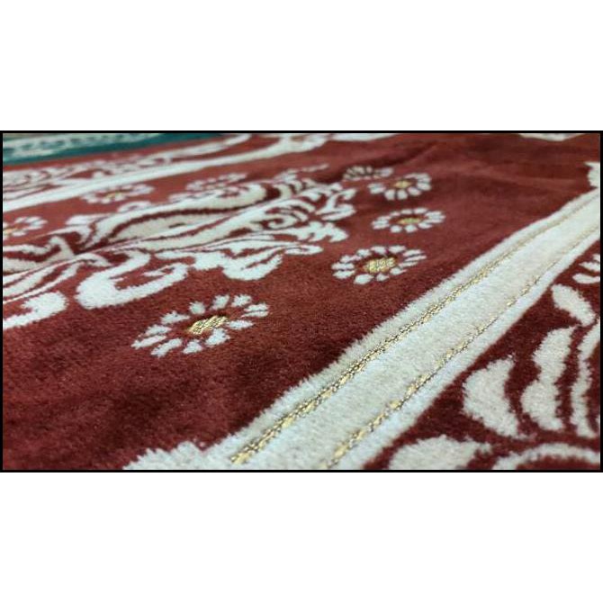 Sejadah Turki Bahan Bludru - Ukuran Tanggung