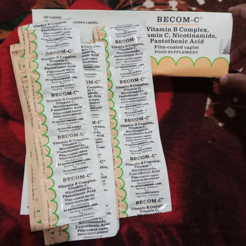 BECOM-C Multivitamin B Complex, Vitamin C, Nicotinamide, Pantothenic Acid