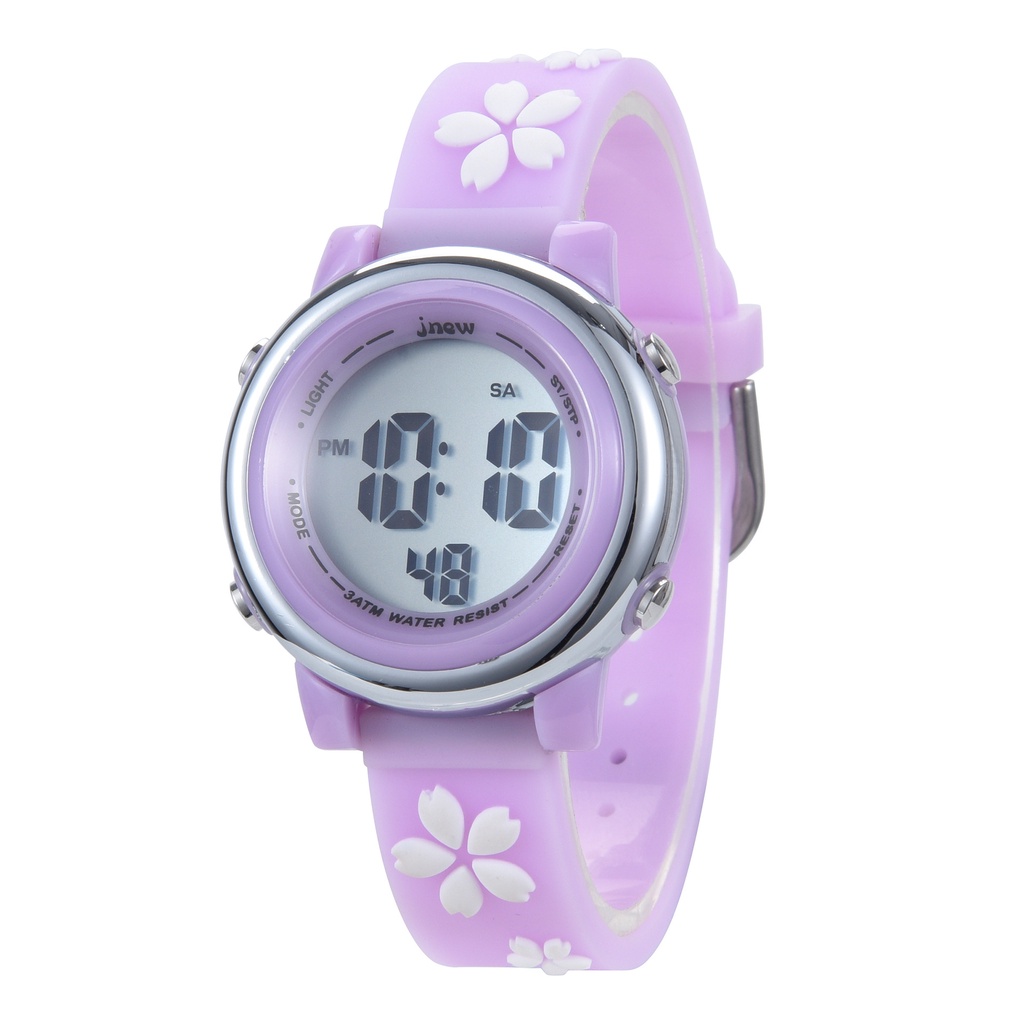 New girl cartoon waterproof watch children's time recognition fashion LED electronic watch