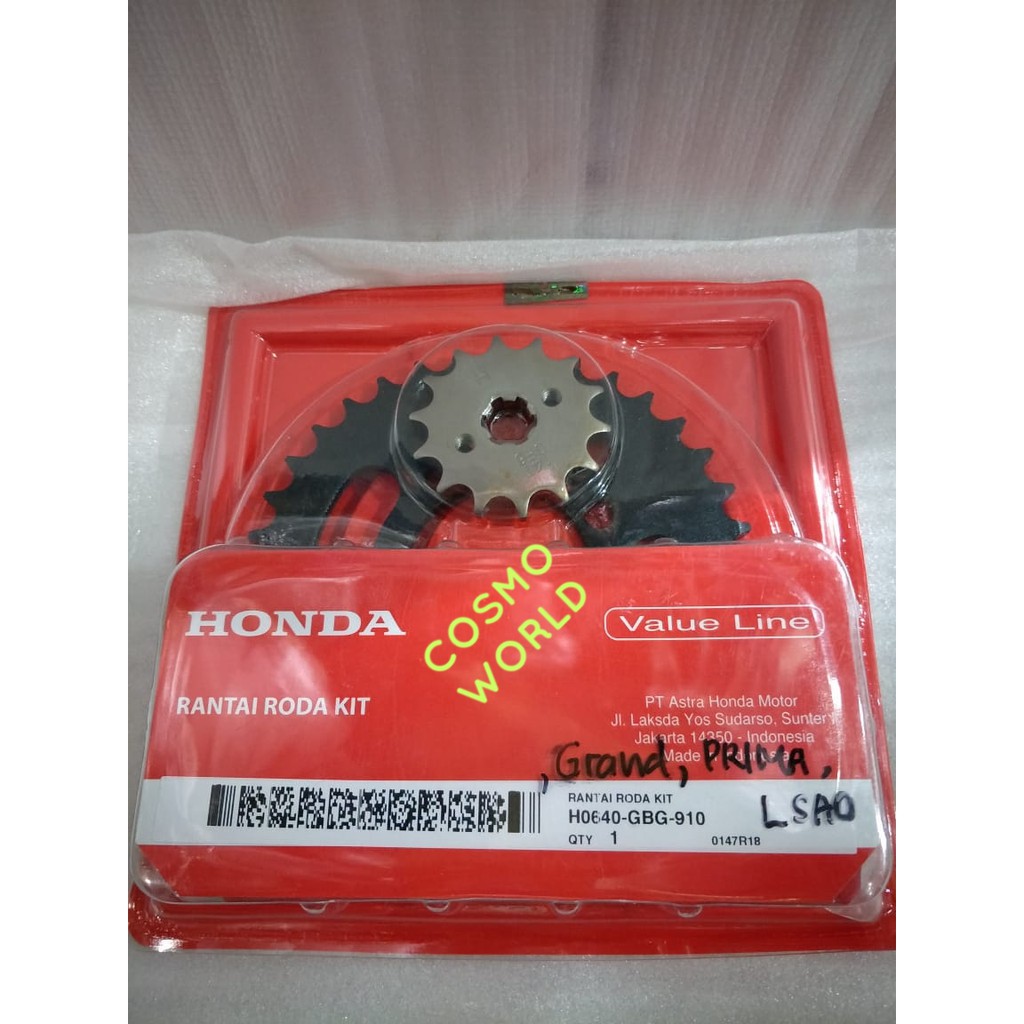Gearset/Gear set grand/prima ORI Honda